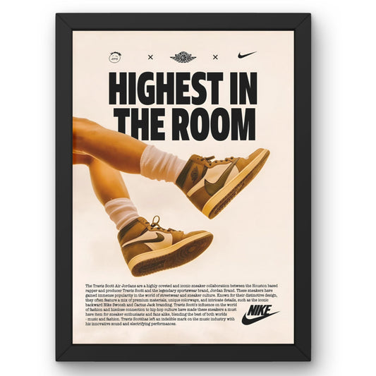 Travis Scott | Highest in the Room Poster - ProfessorPrintsUK - Extra Small - A5