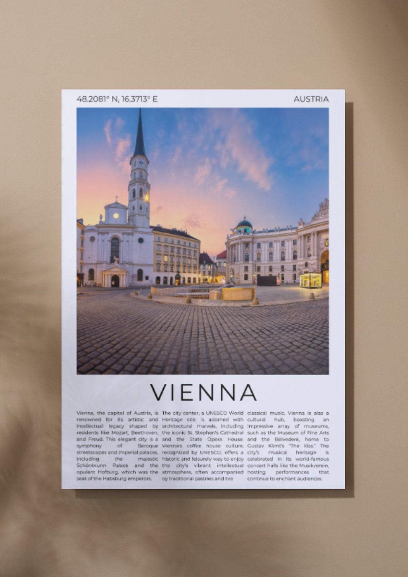 Vienna: The Imperial City - ProfessorPrintsUK - A6