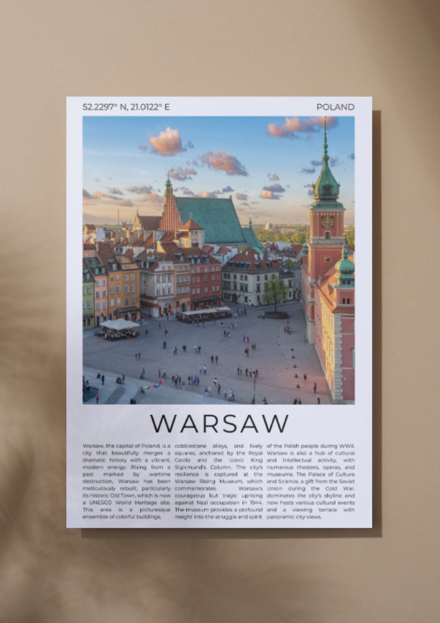 Warsaw: The Phoenix City - ProfessorPrintsUK - A6