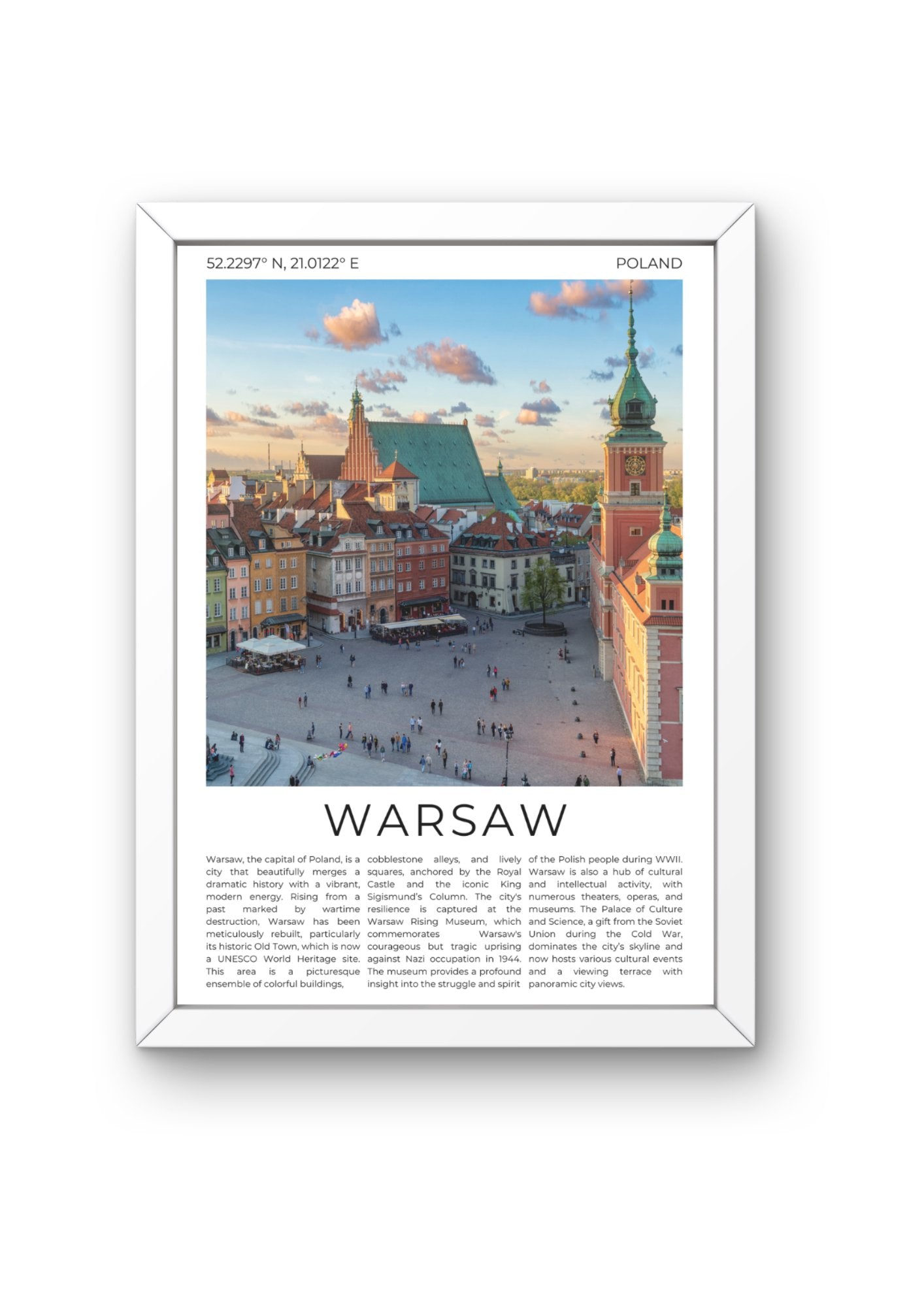 Warsaw: The Phoenix City - ProfessorPrintsUK - A6