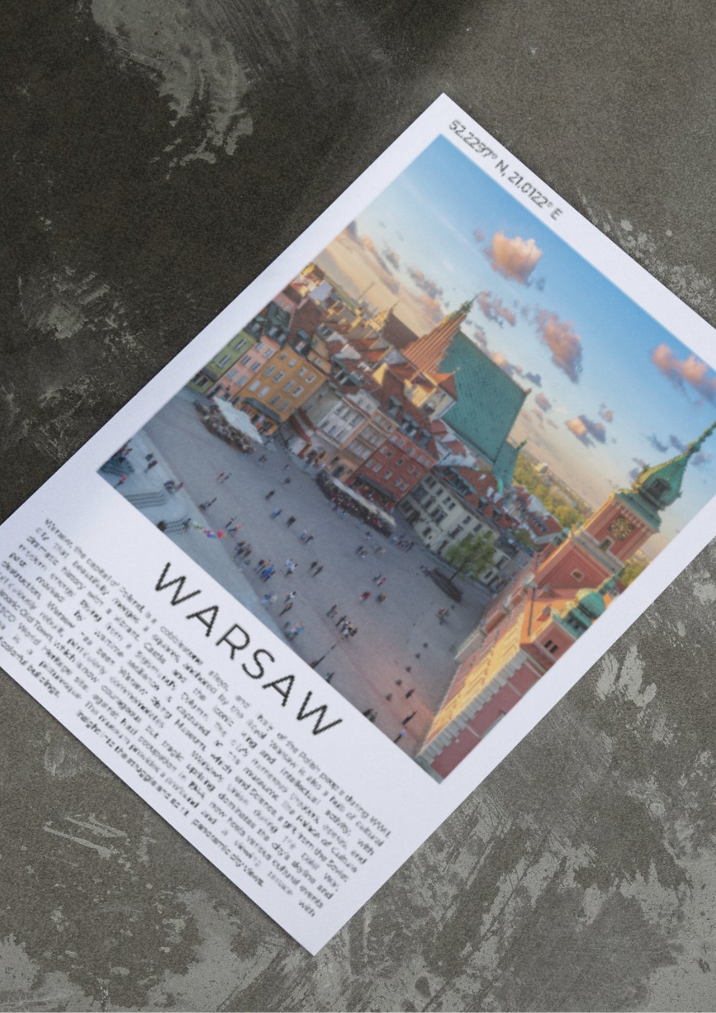 Warsaw: The Phoenix City - ProfessorPrintsUK - A6