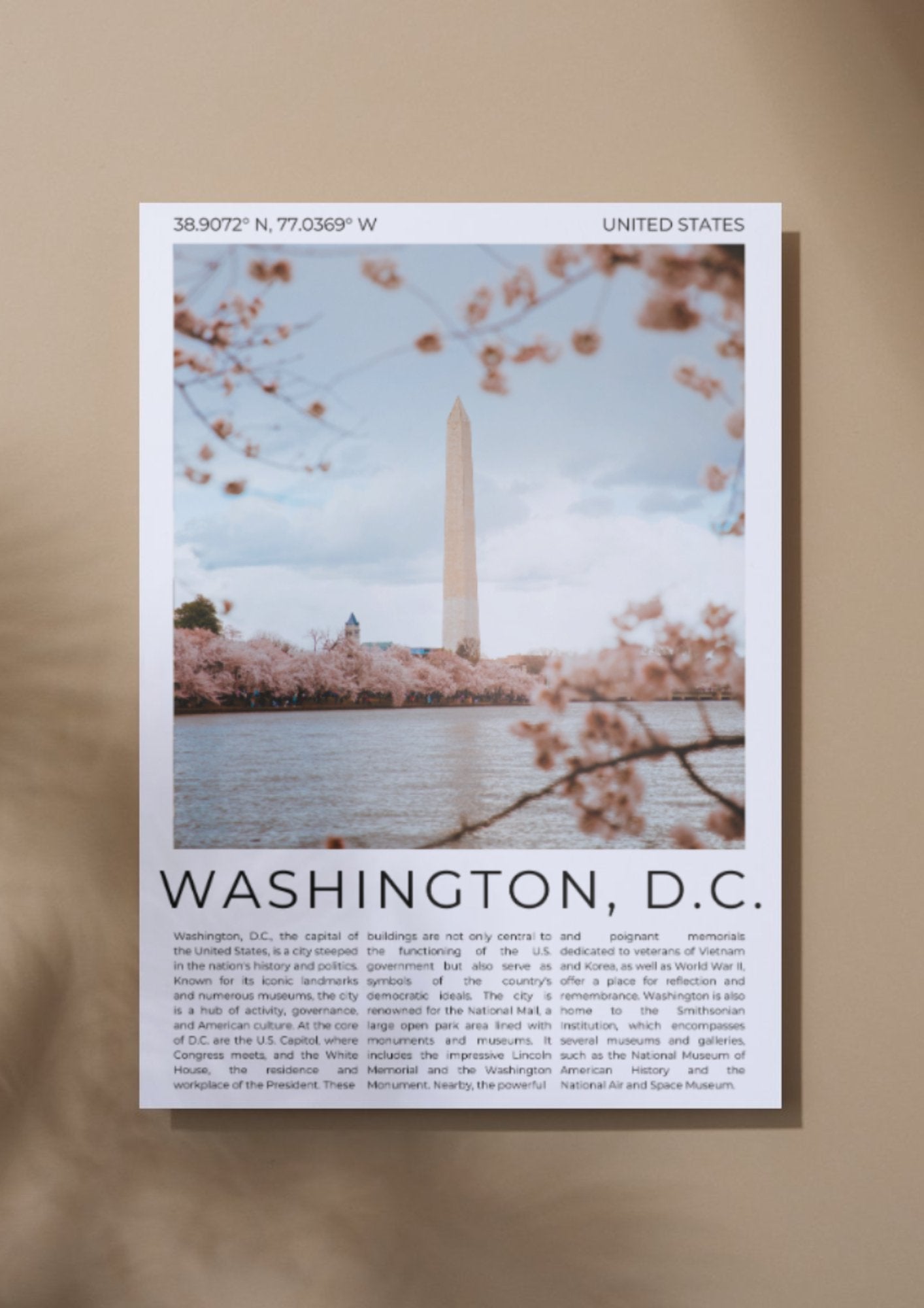 Washington D.C.: The Nation's Capital - ProfessorPrintsUK - A6